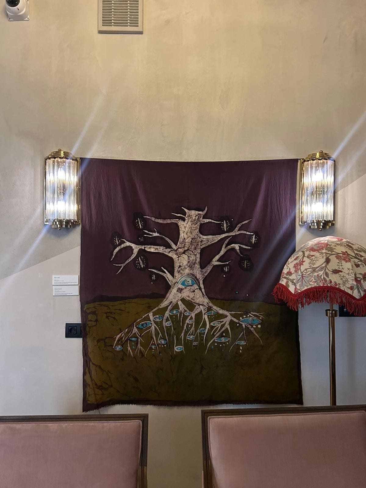 Roots and Branches - Batik contemporary handmade painting